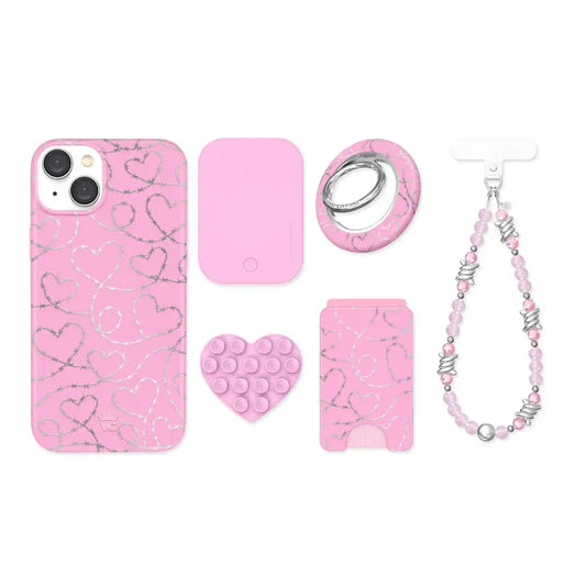 Barbed Wire Chrome Hearts iPhone Bundle Set