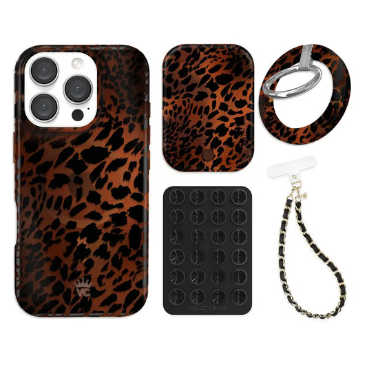 Leopard Tort iPhone Bundle Set - Grip