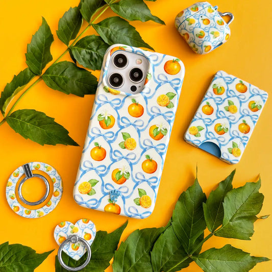 Orange Blossom MagSafe Wallet