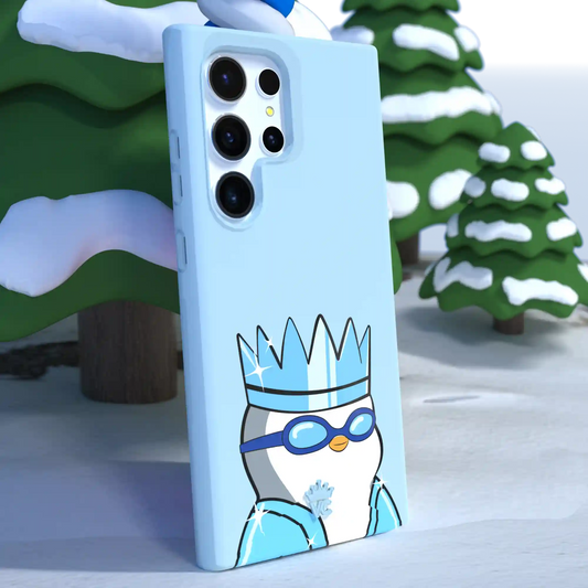 Pudgy Penguins Polar Blue Samsung Case