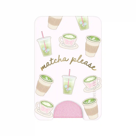Matcha Please MagSafe Wallet