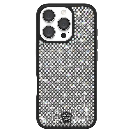 Black Caviar Crystals iPhone Case