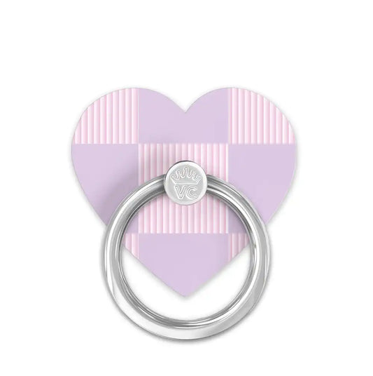 Lilac Vibe Checkered Phone Ring