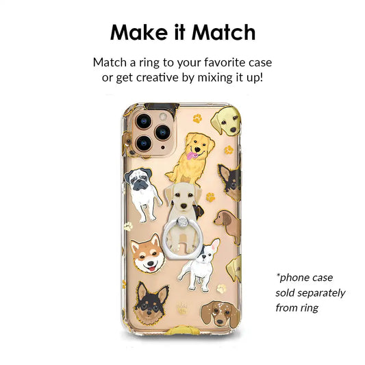 Yellow Lab Phone Ring