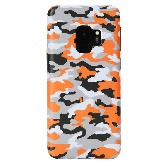 Orange Camo Samsung Galaxy Case