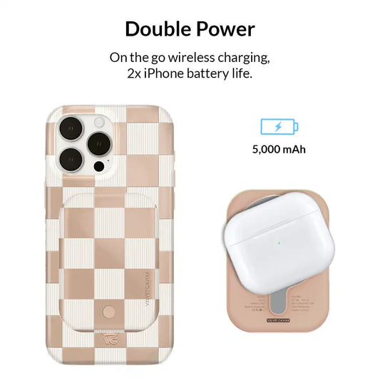 Nude Vibe Checker Portable MagSafe Charger Power Pack