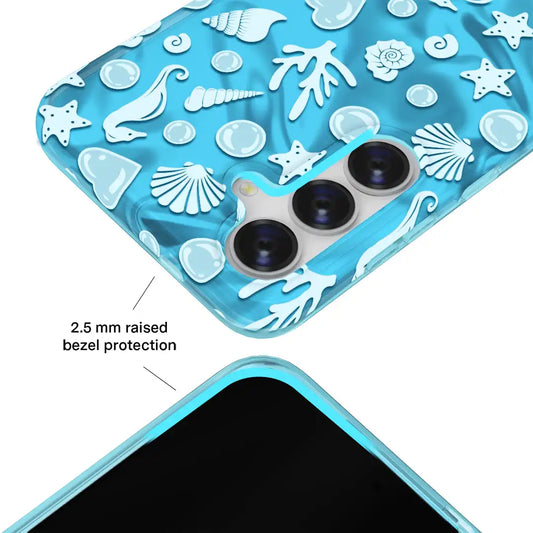 Aquamarine Holo Samsung Case