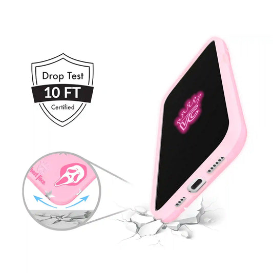 Ghost Face Call Me Pink iPhone Case