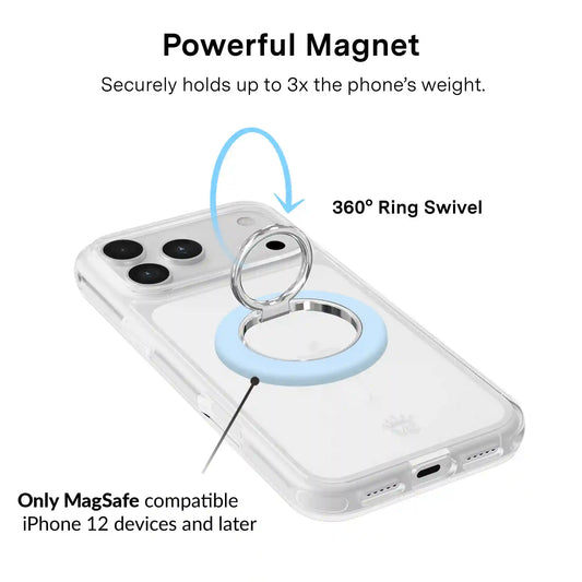 Cotton Candy Blue MagSafe Grip Ring