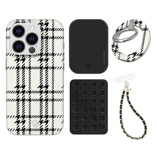 Houndstooth Sweater iPhone Bundle Set - Grip