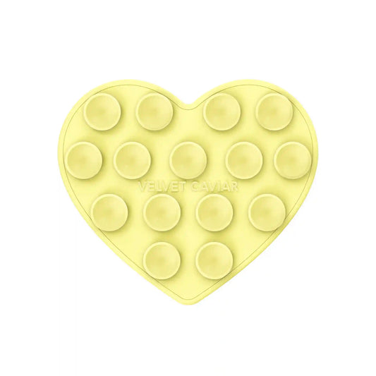 Butter Yellow Heart MagSafe MightyGrip