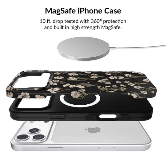 Nightbloom Gold Chrome Floral iPhone Bundle Set