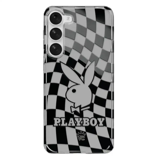 Playboy Checkmate Clear Samsung Case