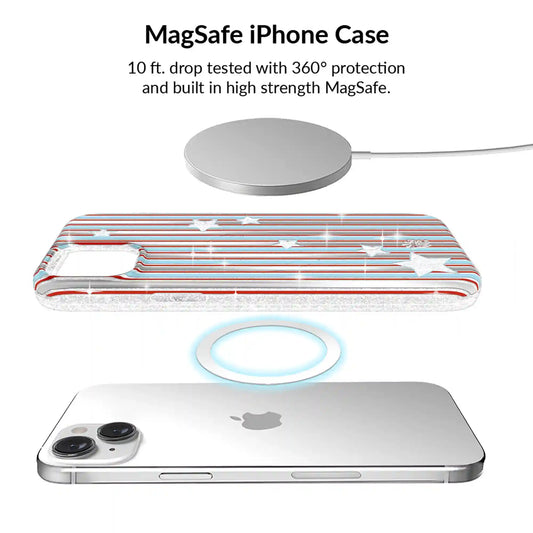 Stars & Stripes Glitter iPhone Bundle Set