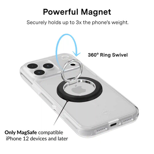 Just Black MagSafe Grip Ring