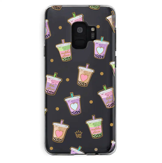 Matcha Samsung Galaxy Case Clear