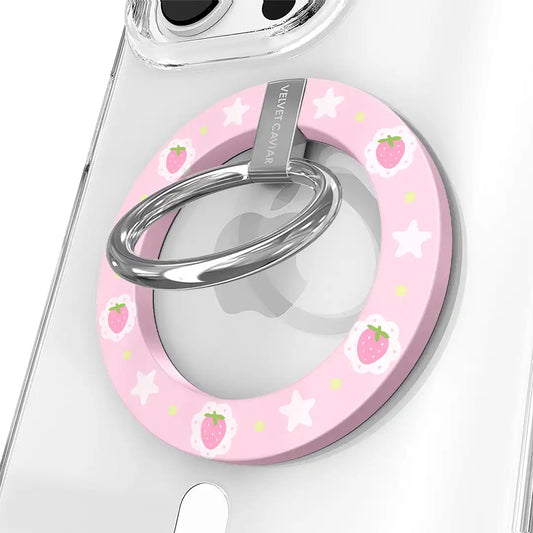 Strawberry Macaron MagSafe Grip Ring